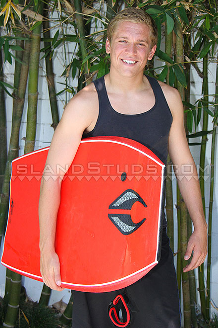 Friendly Blue-Eyed Surfer Image