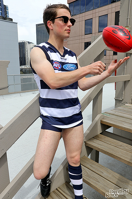 Kicking the Footy Around With Reece Image