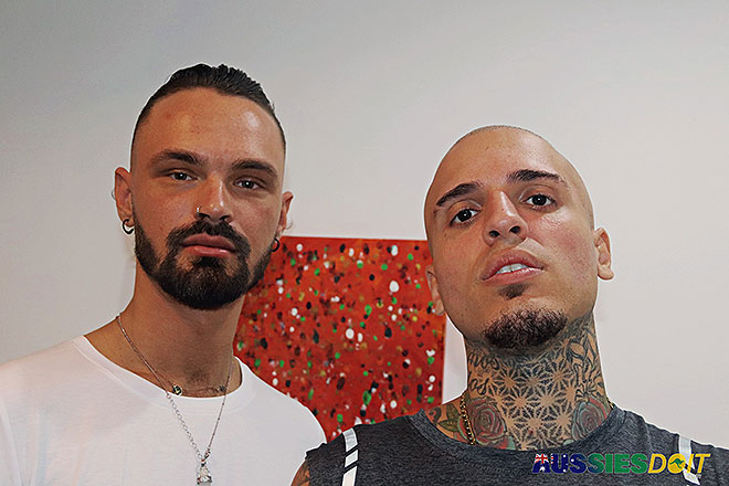 Tatted Dicklickers Dean & Leo Image